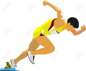 athlete-clipart-10556769-Short-distance-runner-Start--Stock-Vector-athletics-track-runner